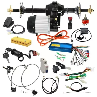 760mm Rear Differential Axle Kit + 36V 1000W Electric Motor Gearbox Go Kart ATV • $604.99