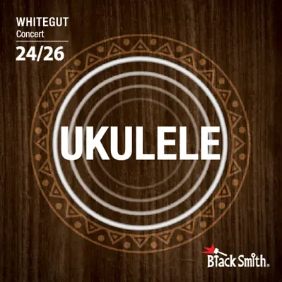 $12 • Buy BlackSmith Concert Ukulele String Set GCEA Reg Tuning 24-26 White Blacksmith