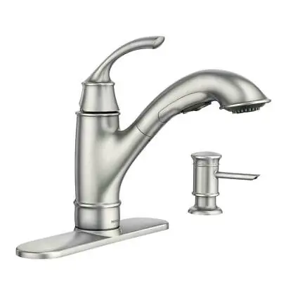 Marietta Single-Handle Pull-Out Sprayer Kitchen Faucet In Spot Resist Stainless • $84.90