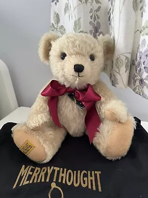 Merrythought Henley Bear 14inch Mohair Bear Made In England BNWT • £99.99