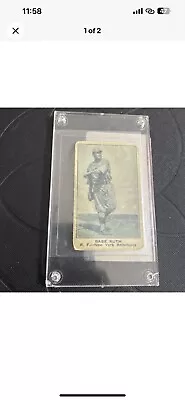 Real Babe Ruth Old 1922 Caramel Card No Reprint You Cant  Find Reprints On Ebay  • $20000