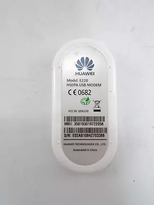 Huawei E220 3G USB Modem Mobile Broadband Internet Dongle On 3 Network.(1307) • £14.99