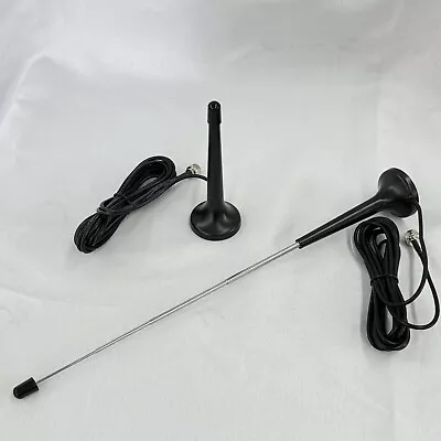 2x Small Retractable Antenna - 35mi Range - Great For Areas W/ Strong TV Signals • $14.99