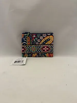 Vera Bradley Coin Purse In Venetian Paisley NEW WITH TAGS • $10