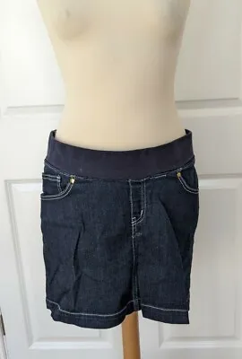 Isabella Oliver Blue Under Bump Maternity Denim Skirt Size 4/6 Great Condition  • £8.99