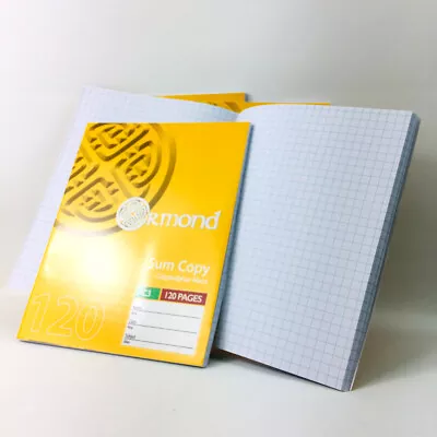 Maths Exercise  Book Home Schooling School Exercise Notebooks Homework 5mm Box • £3.99