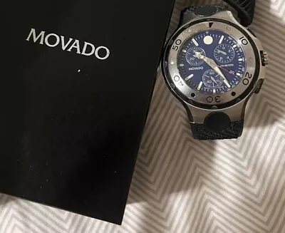 Movado 84 C5 1896.1 Saphire Crystal Watch $2200 Msrp! • $390