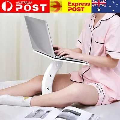 Laptop Stand Table Foldable Computer Standing Desk Adjustable Bed Study Lap Tray • $28.99