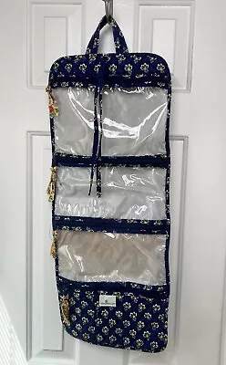 Vera Bradley Hanging Organizer Maison Blue Pattern Travel Makeup Toiletries Bag • $15.75