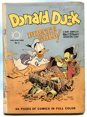 Four Color Comics #9 1942-  1st Carl Barks DONALD DUCK- Rare Key Issue G+ • $2772