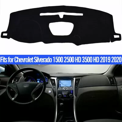 $16.99 • Buy Dash Cover Mat Dashmat Dashboard Cover For 19-21 Chevy Silverado/GMC Sierra