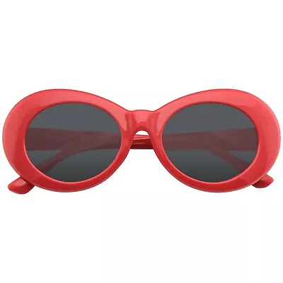 Sunglasses Round Retro Round Oval Clout Round 90's Gradient Lens Sunglasses • $13.25