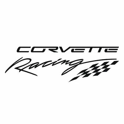 Corvette Racing Decal Sticker Vinyl Race Sports Car American Muscle  • $11.99