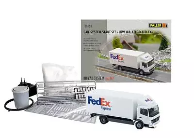 Faller Car System MB Atego FedEx Starter Set FA161488 HO Scale • £173.49