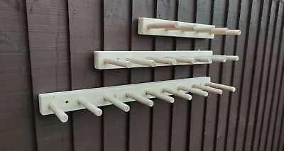 £35 • Buy Welly Wellington Wellies Wooden Rack Boot Holder Wall Mounted Shoe Stotrage 