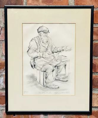 $75 • Buy Judaica Art Print. Seymour Rosenthal. Candle Vendor. Associated America Artists.