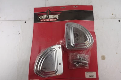 $85 • Buy Chrome FRONT CALIPER Covers Yamaha Dragstar Vstar XVS 1100 V STAR AND VSTAR 1300