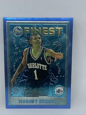 1995-96 Finest Refractor Muggsy Bogues # 82 • $3.50