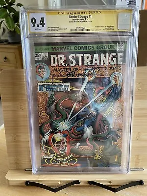 £1050 • Buy Doctor Strange 1 CGC 9.4 SIGNED Frank Brunner