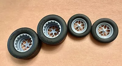 Resin 17/15 Scale In. Billet Specialties Drag Wheels W/ Cheater Slicks 1/241/25 • $17.99