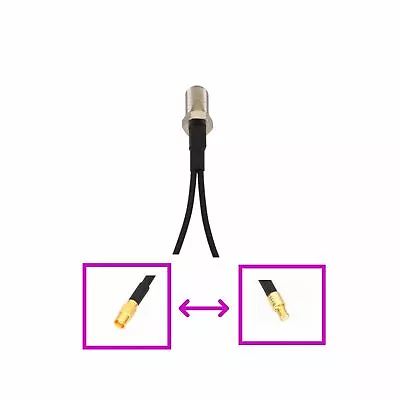 1x F DVB-TV HD To 2x MCX Male/Female Antenna Y Splitter/Combiner Adapter Cable • $4.84