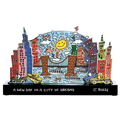 James Rizzi: Original Porcelain Sculpture CITY OF DREAMS Limited #99/499 New • $796.30