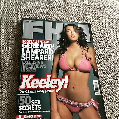 FHM Magazine UK September 2005 Issue 189 Keeley Hazell Emma Griffiths • £8.99