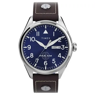 Timex Brown Mens Analogue Watch Pan-am TWG030100 • $129.50