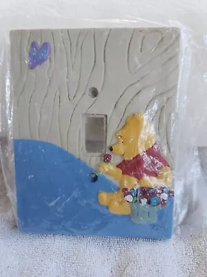 Classic Winnie The Pooh Ceramic Light Switch Plate Cover • $6.95