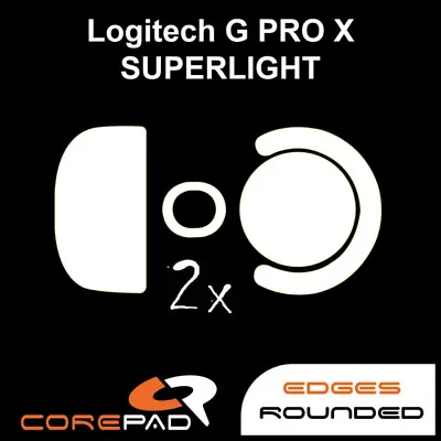 Corepad Skatez Logitech G PRO X SUPERLIGHT Mouse Feet Hyperglides PTFE Teflon • $12.99