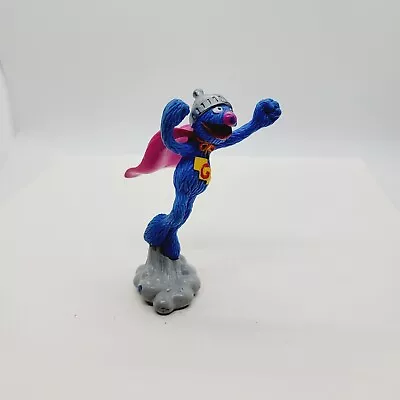 Vintage Super Grover Applause Sesame Street Grover Figure 1980s • $12.99