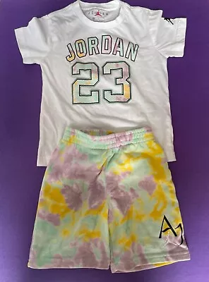 Jordan Air  Sport Set Kids Unisex Size 4t (3-4 Year) Color White/ Mint Foam • $12