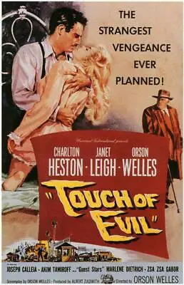 TOUCH OF EVIL Movie POSTER 11 X 17 Charlton Heston Janet Leigh Orson Welles B • $11.95