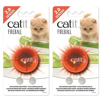 Catit Fireball Motion Activated Interactive Light Up Cat Ball Toy Senses 2.0 • £6.95