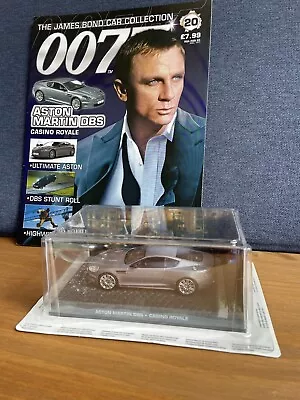 THE JAMES BOND CAR COLLECTION No.20 ASTON MARTIN DBS CASINO ROYALE. NEW SEALED • £16.50