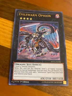 Evilswarm Ophion DUSA-EN090 1st Edition Ultra Rare NM + BONUS • $3.34