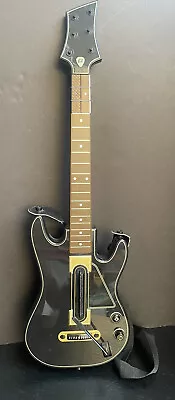 $23.40 • Buy Activision Guitar Hero Power Wireless Guitar Xbox 360 PS3 Black Gold Tested
