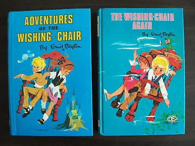 Enid Blyton X2 Dean & Son 1970s HC - The Adventures Of The Wishing Chair & Again • $12