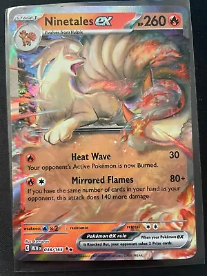 Ninetales EX Pokemon 151 Double Rare Holo 38/165 Pokémon Card • $4.99