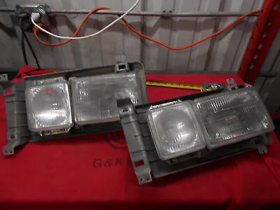 $474.99 • Buy 86-91 VW Volkswagen Vanagon T3 Bus HELLA Square Headlights Head Lights Set USA