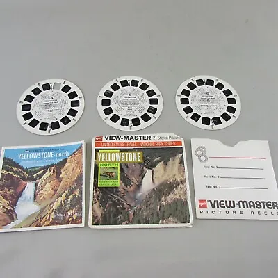 View Master Yellowstone North Cover Book And Reel 3091 3092 3093 309 Complete • $12.65
