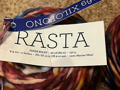 RASTA- Super Bulky Malabrigo Yarn- Kettle Dyed - Merino Soft • $18.50