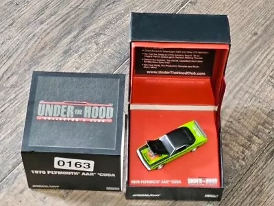 1:64 DIECAST 1970 Plymouth AAR Cuda By GreenLight Under The Hood • $25.51