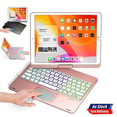 Backlight Touchpad Keyboard Case W/ Rotate For IPad Pro 12.9 7/8/9/10th Air 5 4 • $66.49