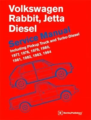 VW Jetta Rabbit Diesel Bentley #VRD4 Print Service Manual 77 - 84 LATEST EDITION • $109