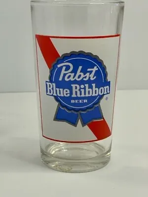 Vintage 5.5  Tall Pabst Blue Ribbon Beer Glass • $9