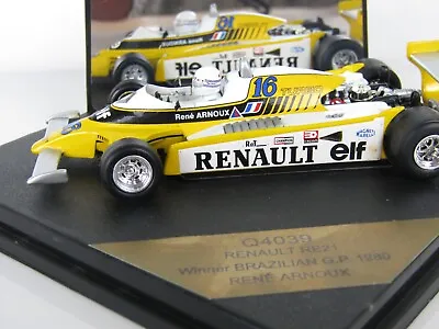 £24.95 • Buy Quartzo F1 1:43rd Scale Renault RE21 - R. Arnoux - 1st - 1980 Brazilian GP Q4039