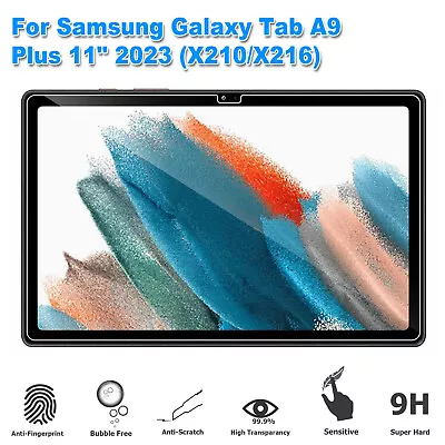 For Samsung Galaxy Tab A9 Plus 11  2023 Tempered Glass Screen Protector Films • $16.99