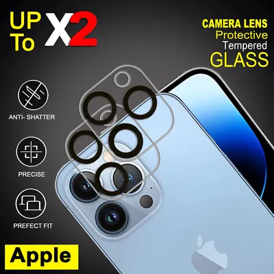 $4.99 • Buy For IPhone 14 13 12 Pro Max Plus 13 Mini Camera Lens Tempered Glass Protector