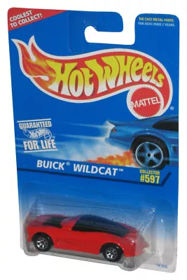 Hot Wheels Buick Wildcat (1995) Mattel Red Die-Cast Toy Car #597 • $19.43